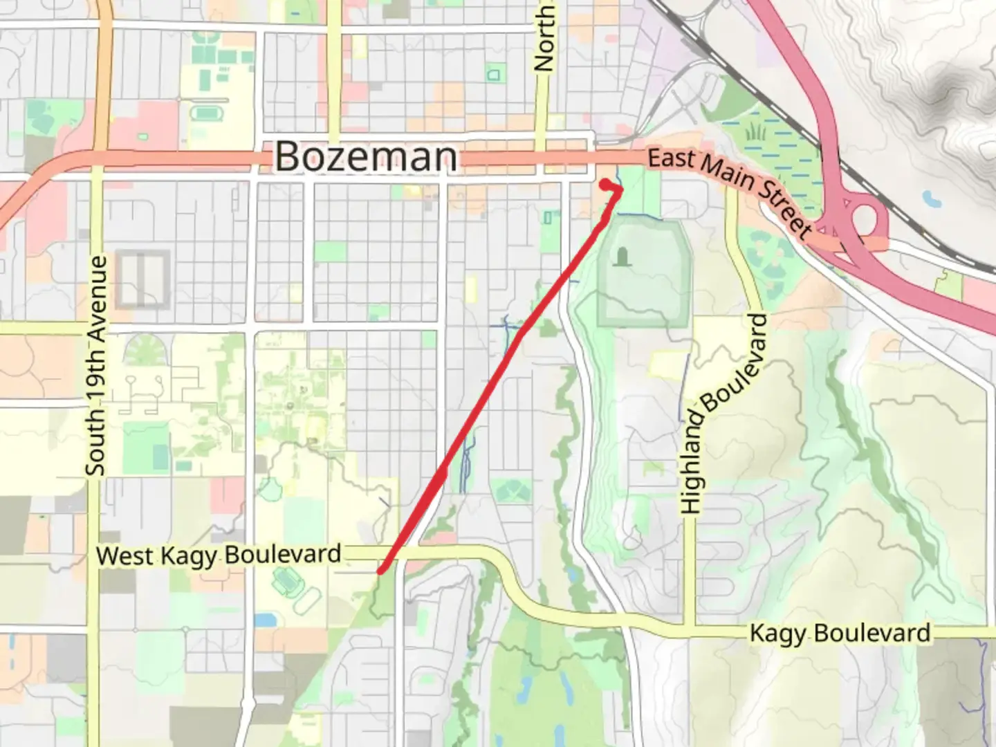 An image depicting the trail Gallagator Linear Trail and its surrounding area.