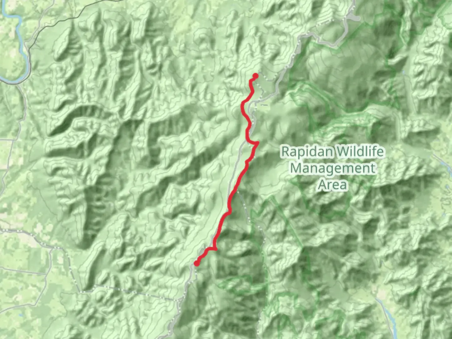 An image depicting the trail Hazeltop and Bearfence Mountain via Appalachian Trail and its surrounding area.