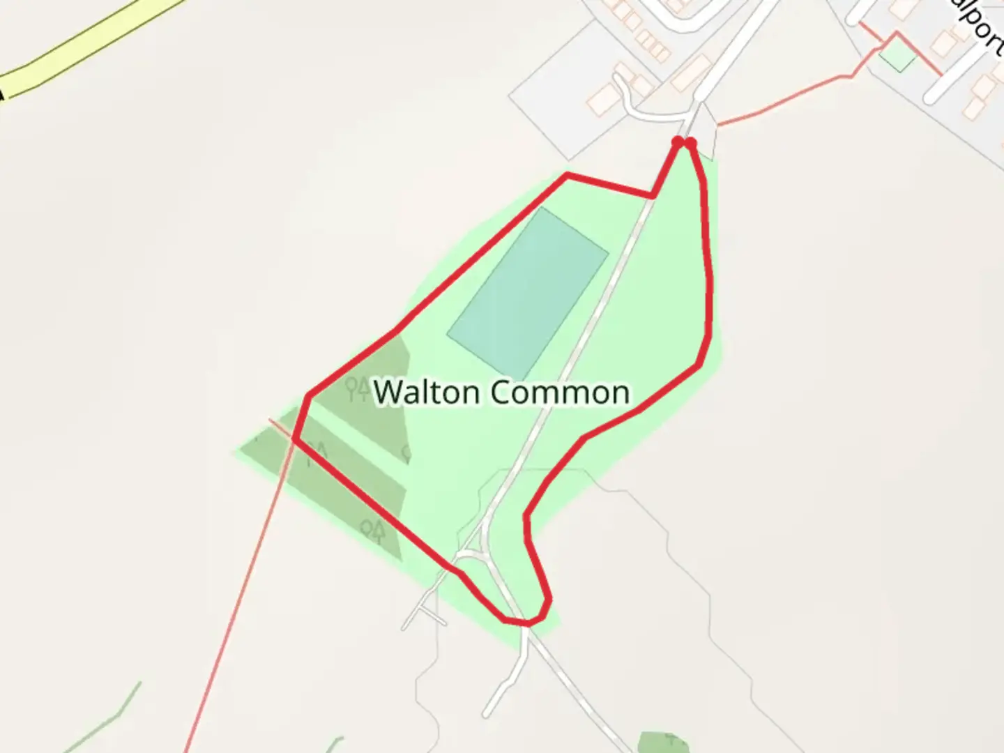 An image depicting the trail Walton Common Loop and its surrounding area.