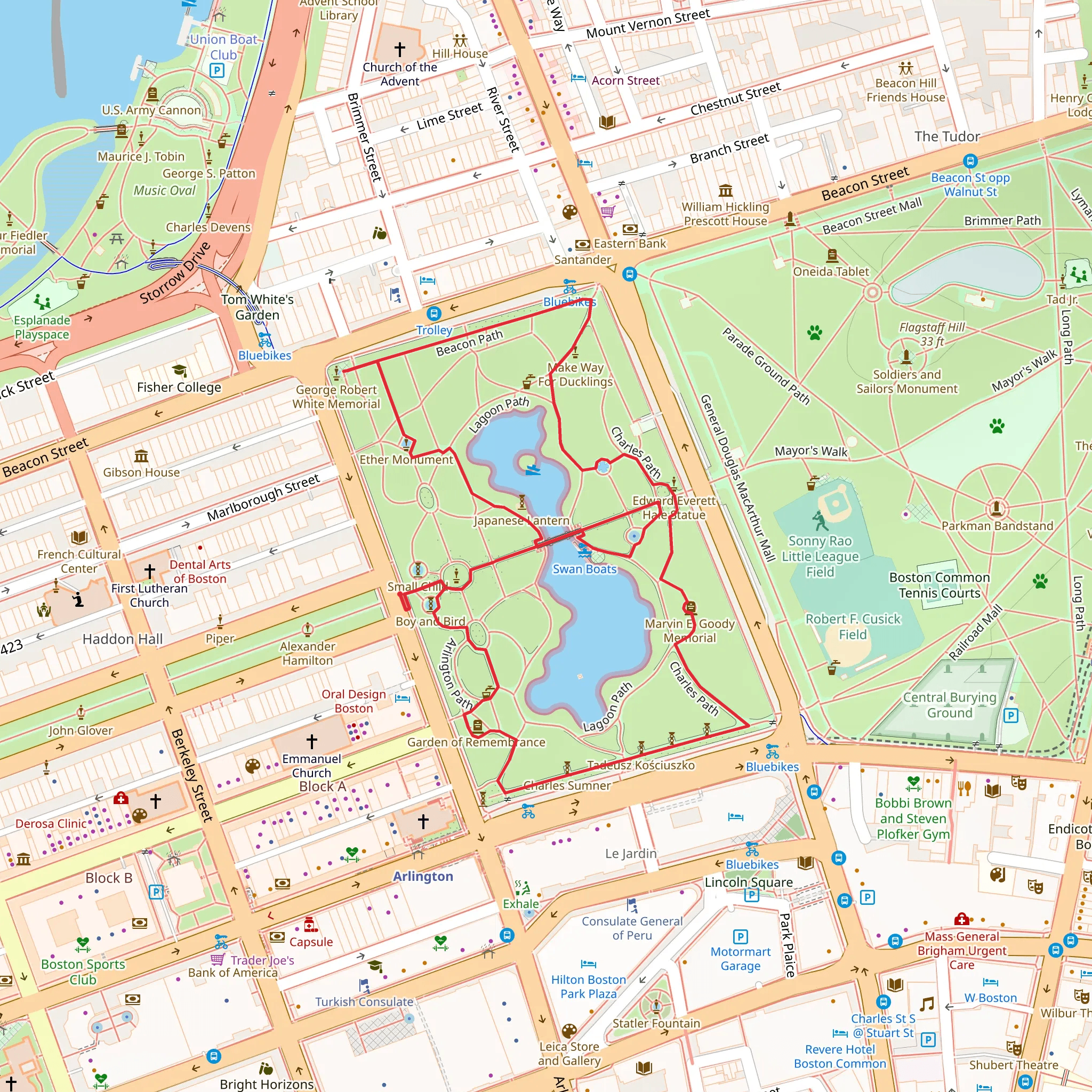 The Lagoon Loop - Arlington mobile static map