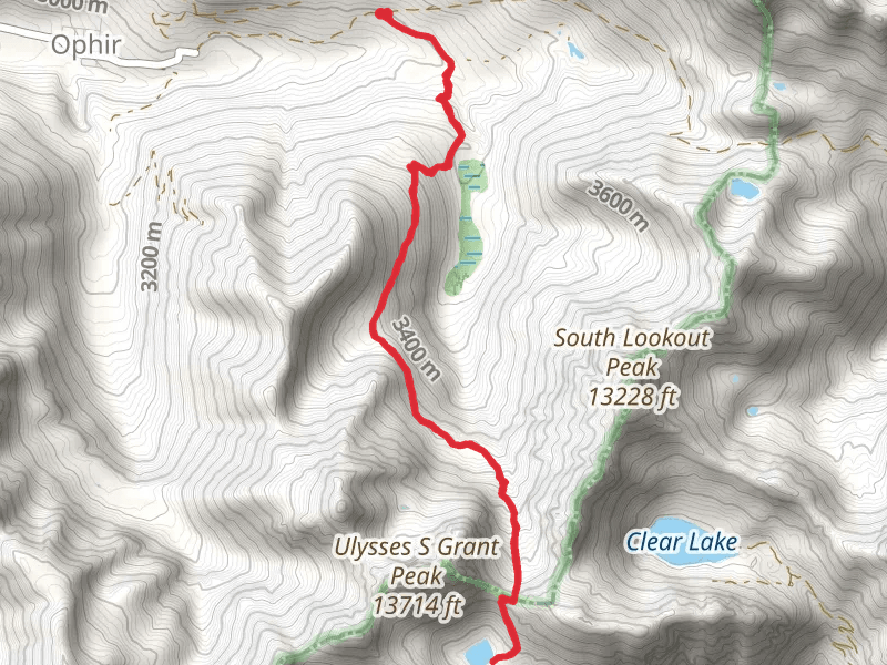 Island Lake via Swamp Canyon