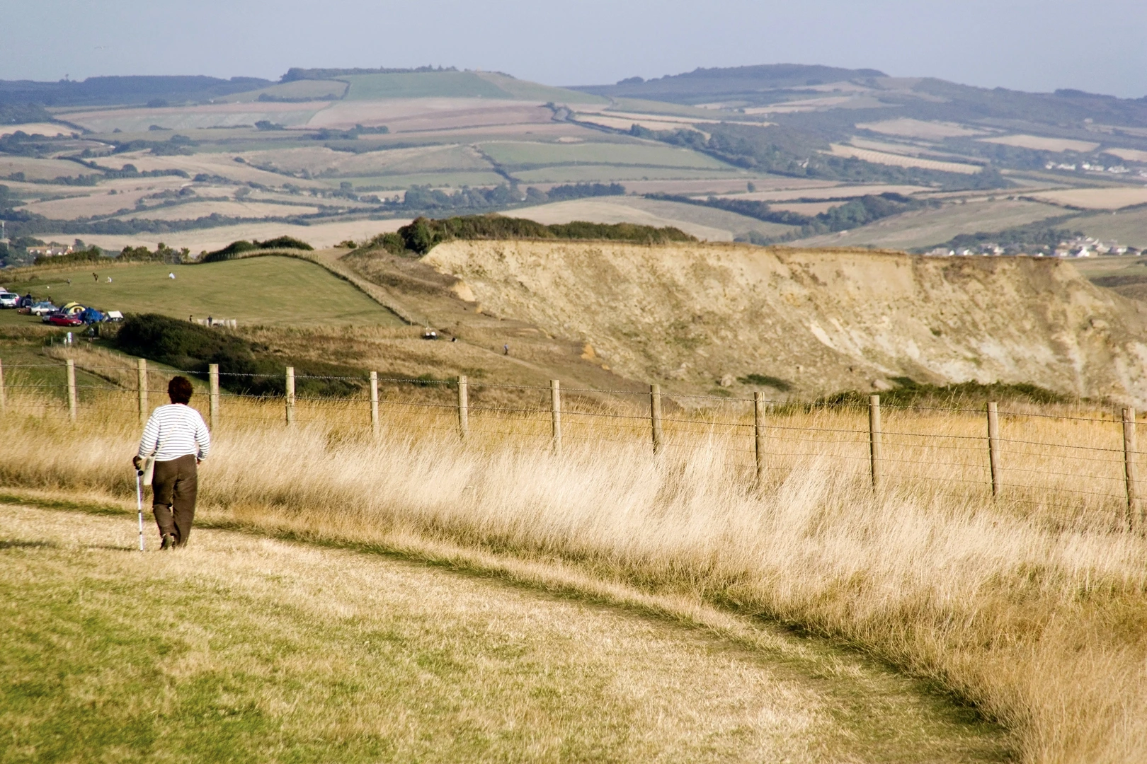 An image depicting the trail Eype and Bridport Walk and its surrounding area.