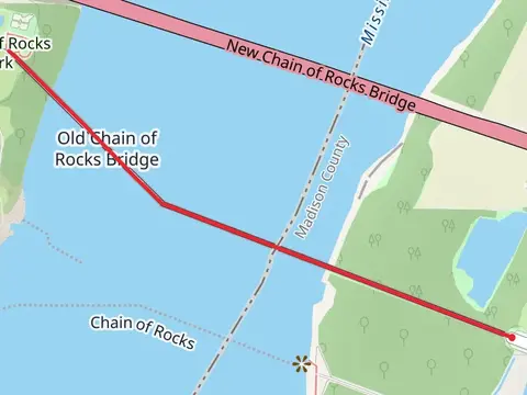 Old Chain of Rocks Bridge