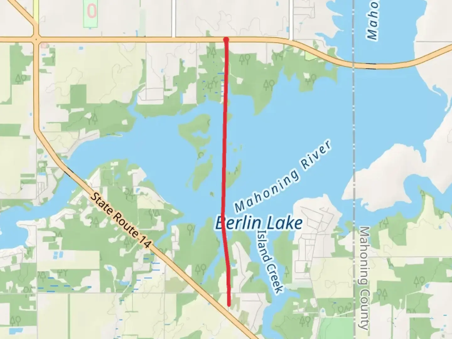 An image depicting the trail Berlin Lake Trail and its surrounding area.