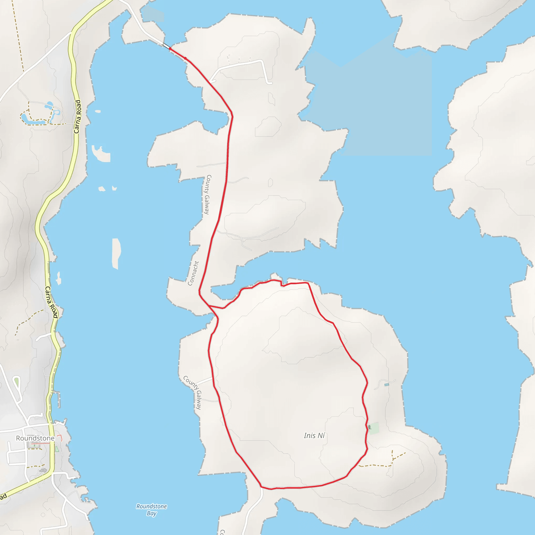 Inis Nee Loop mobile static map