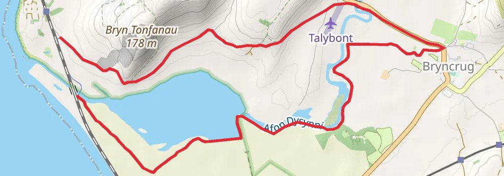 Wales Coast Path alt 5 Map