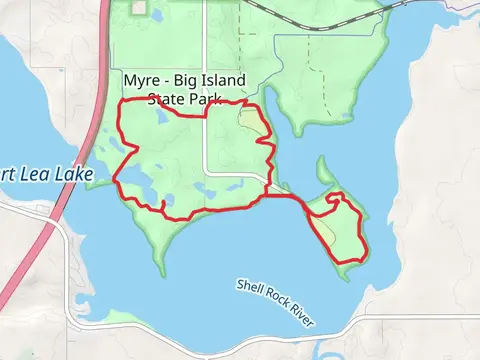 Big Island Trail and Blazing Star State Loop Trail