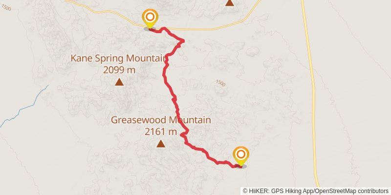 Sky Islands Traverse stage 40 Map