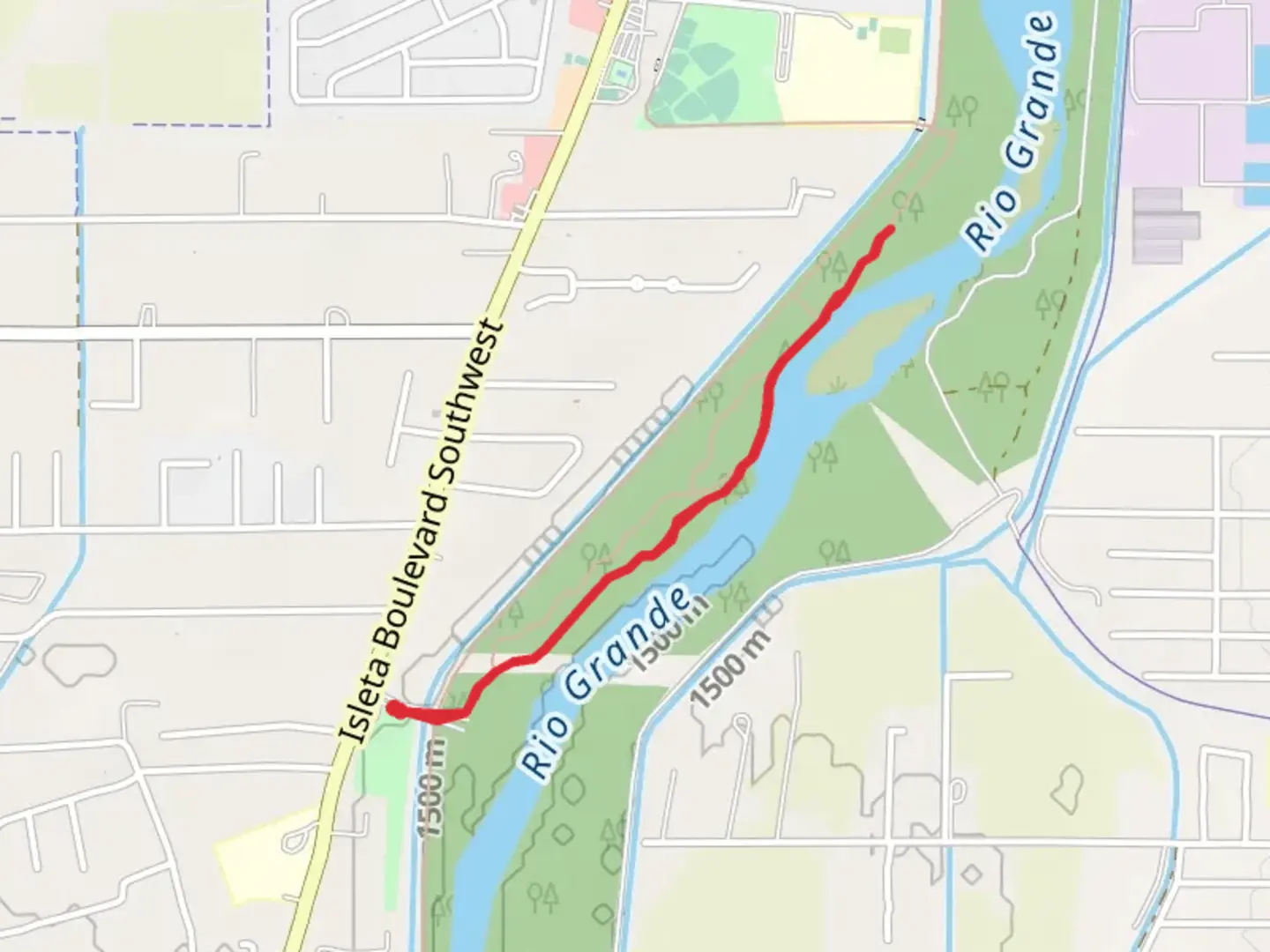 An image depicting the trail Durand Open Space Walk and its surrounding area.