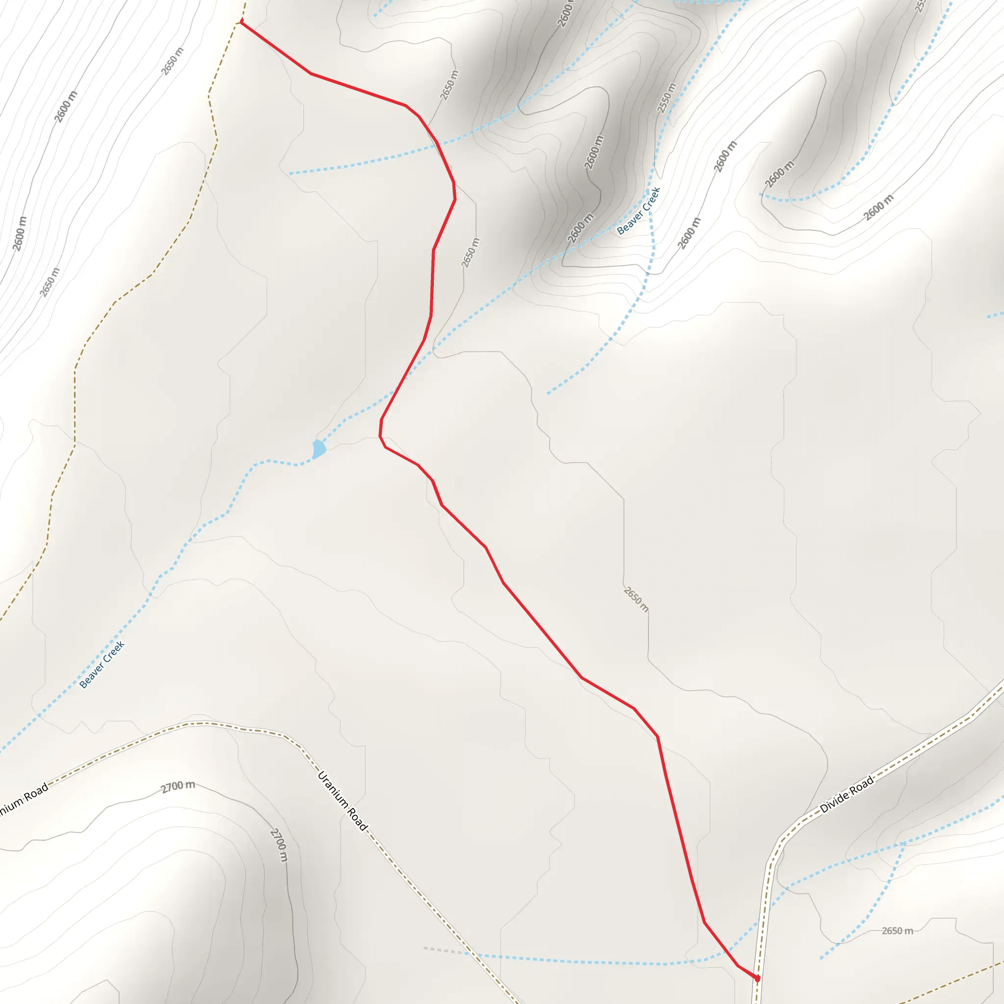 Big Creek mobile static map
