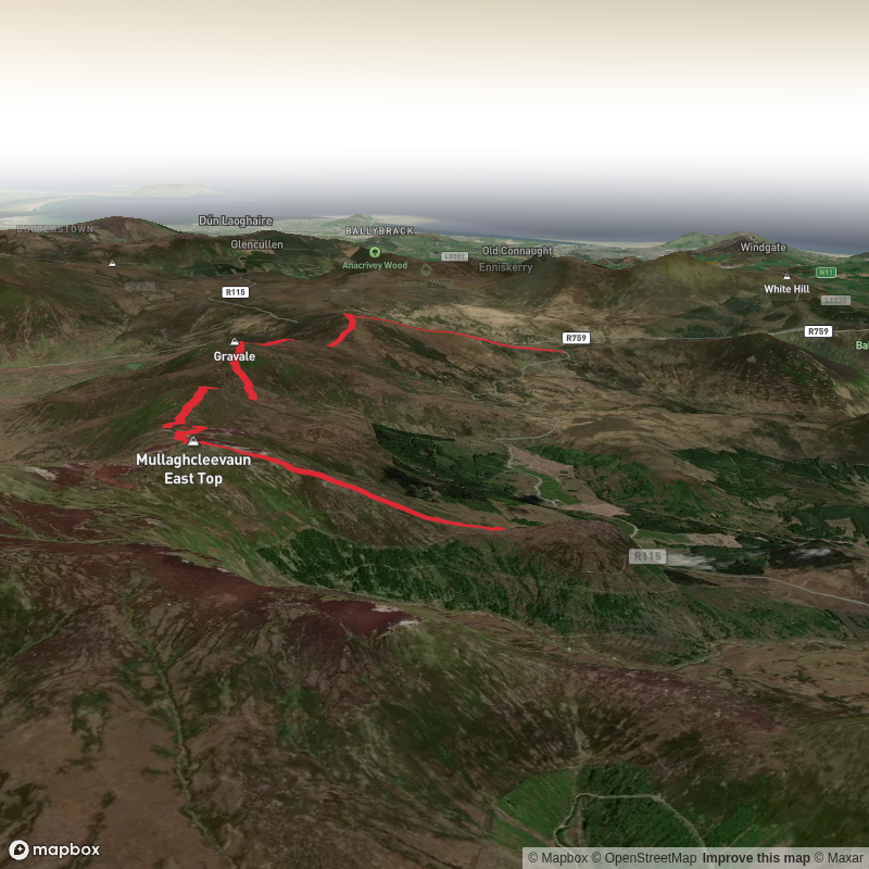 Mullaghceevaun East Top + 2 mountains with car drop