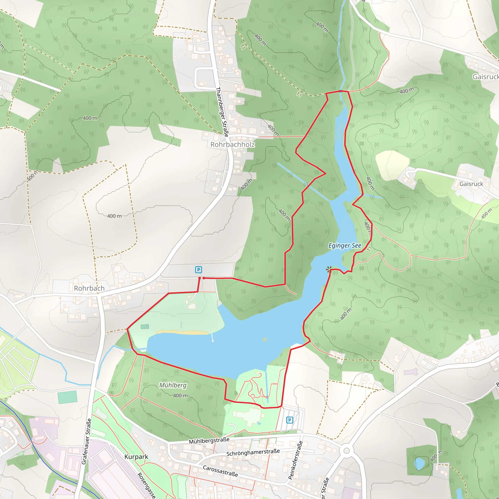 Eging am See Loop mobile static map
