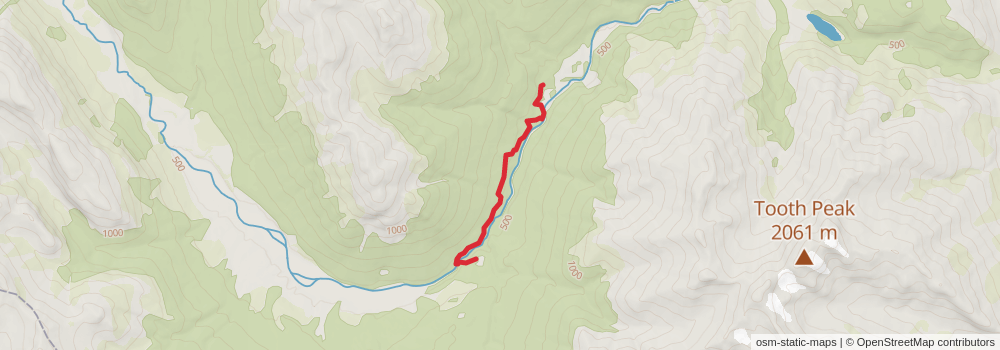 Te Araroa South Island stage 68 Map