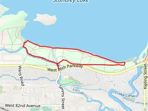 Church Ditch and South Standley Lake Loop Trail