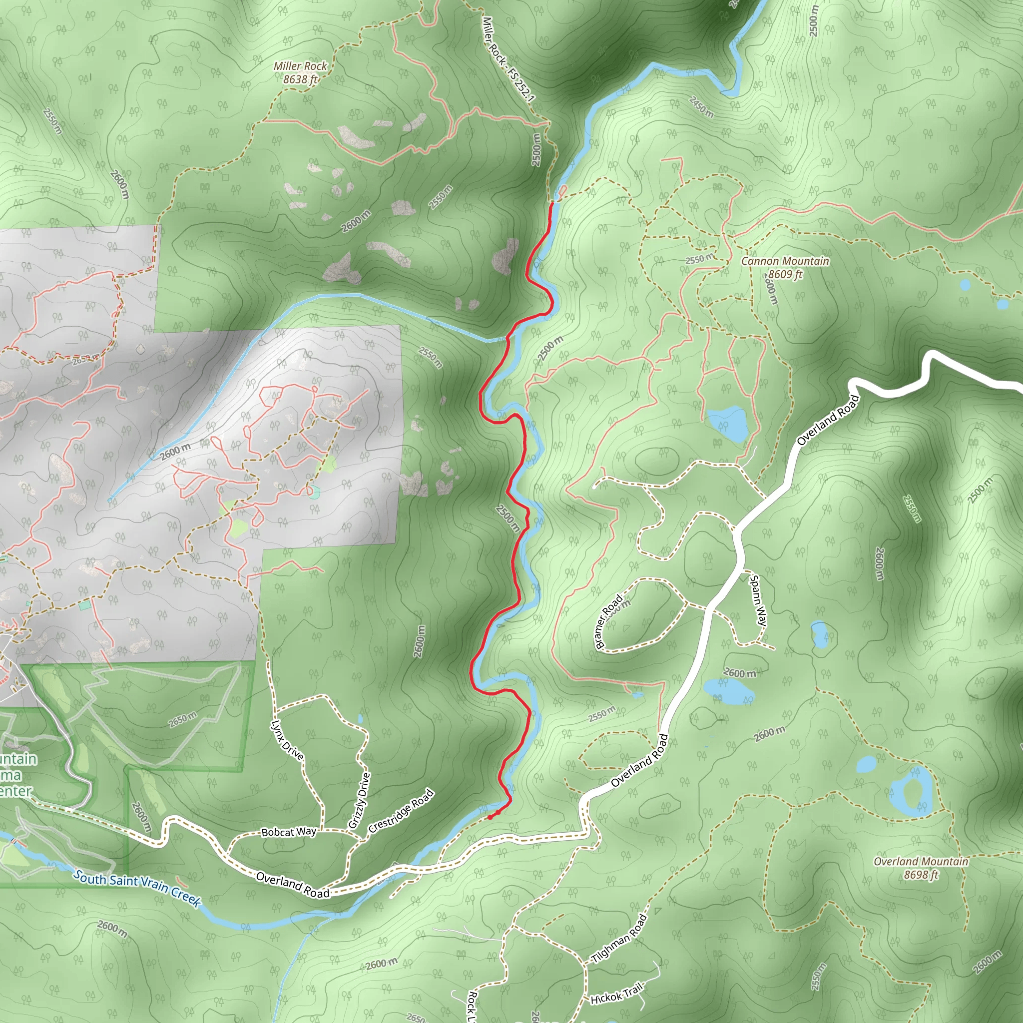 Ceran St Veran Trail mobile static map