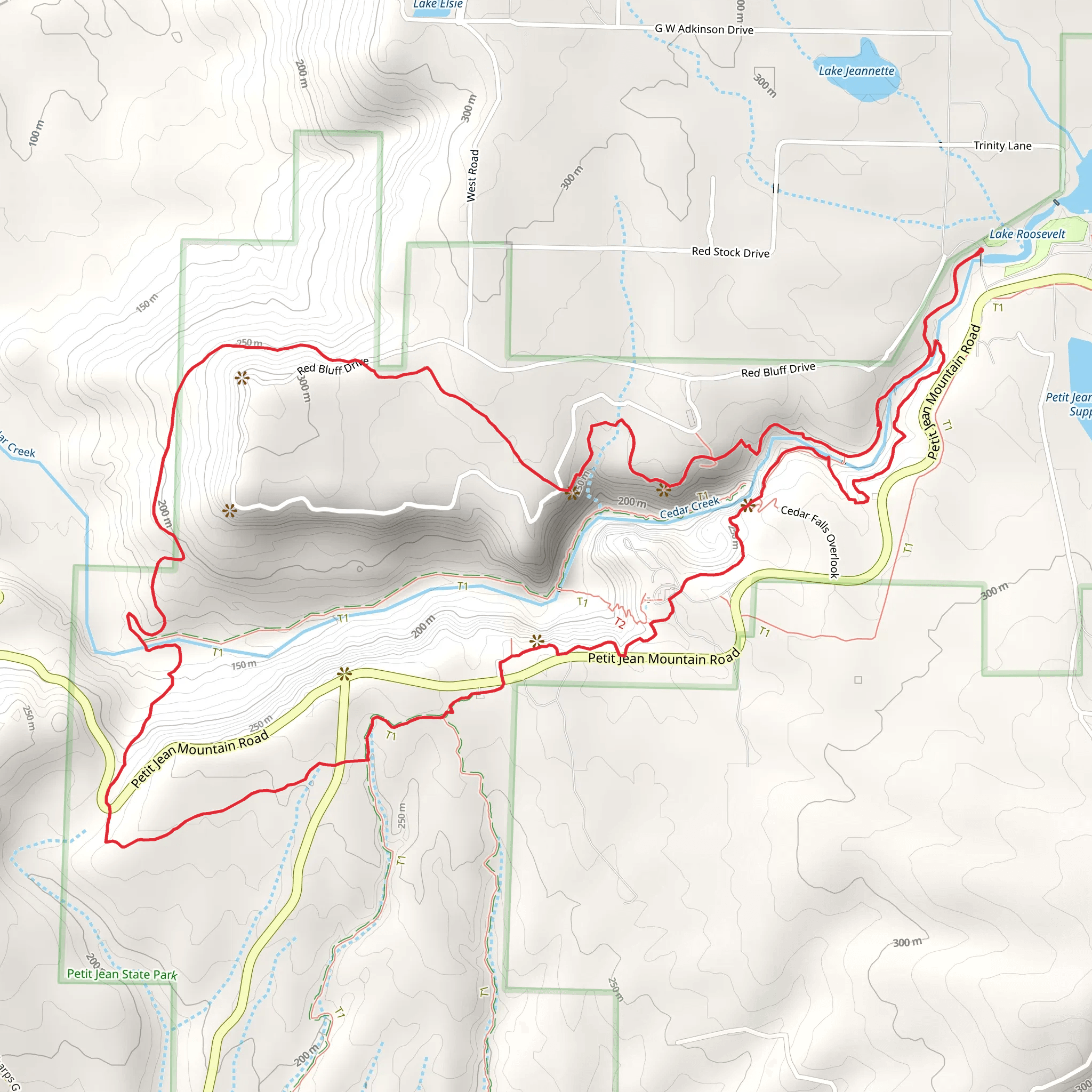Boy Scout Loop Trail mobile static map