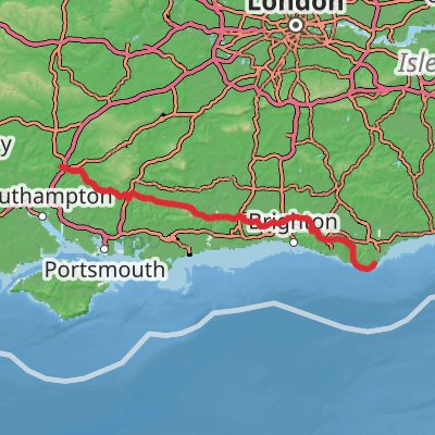 South Downs Way 12-Day Gentle Tour (Hillwalk Tours) mobile static map