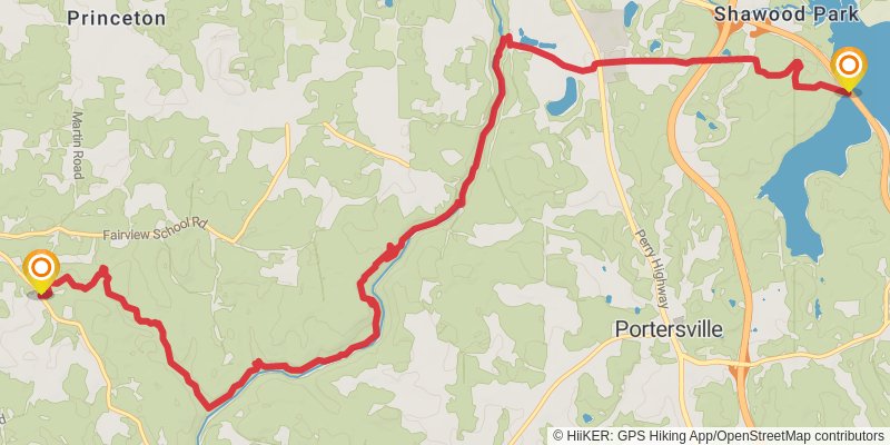 North Country Trail - Pennsylvania stage 4 Map