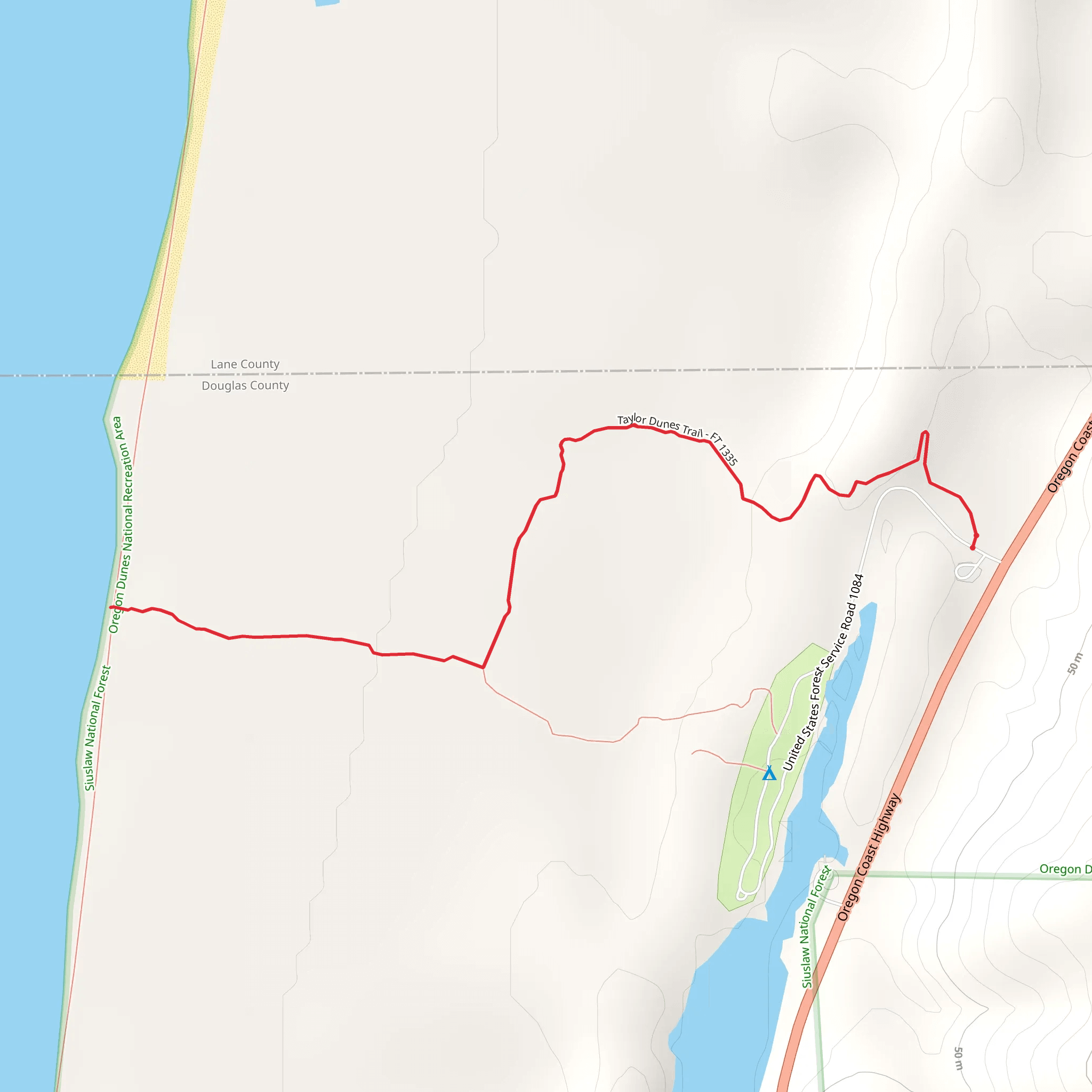 Taylor Dune - West mobile static map