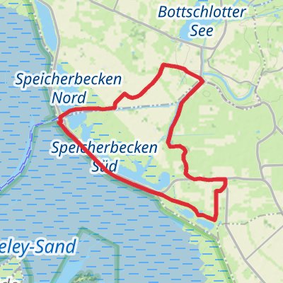 Vogelschutzgebiet Hauke-Haien-Koog Loop mobile static map
