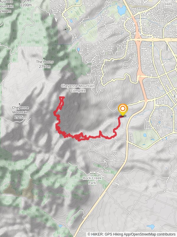 North Talon, Dixon Trail and Dragon's Backbone Trailk