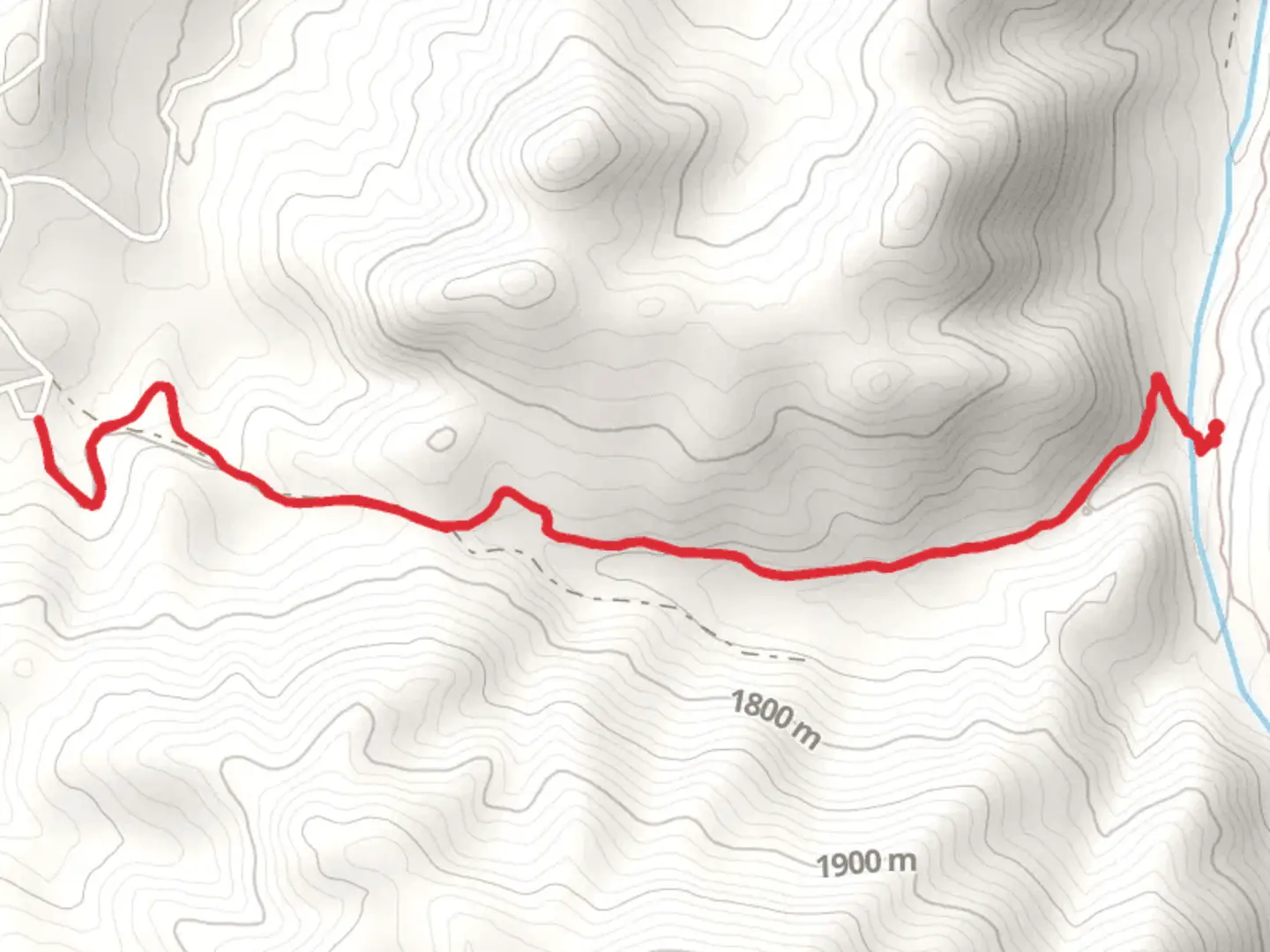 An image depicting the trail Willard Creek Trail and its surrounding area.