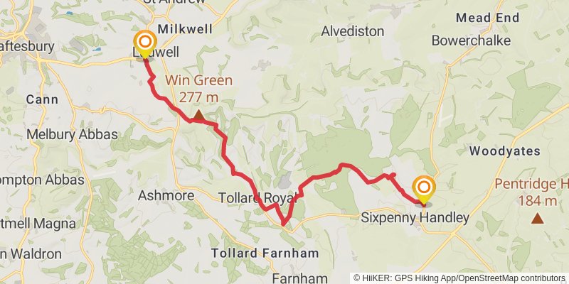 Hardy Way stage 8 Map