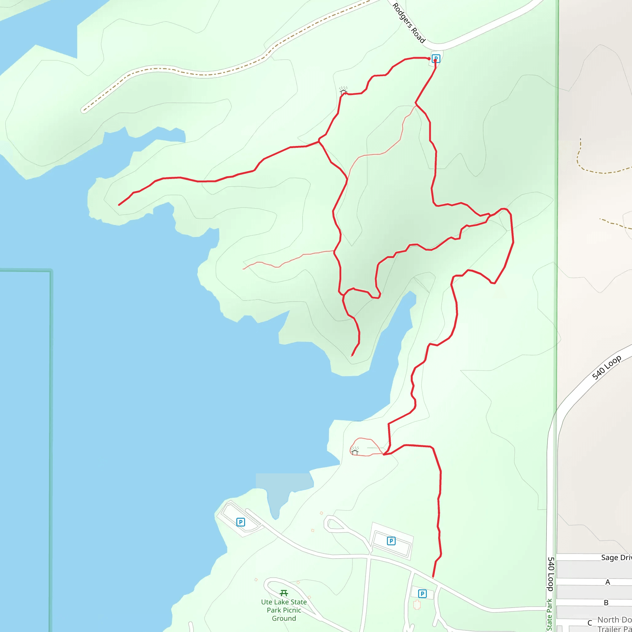 Rodgers Road Loop - South mobile static map