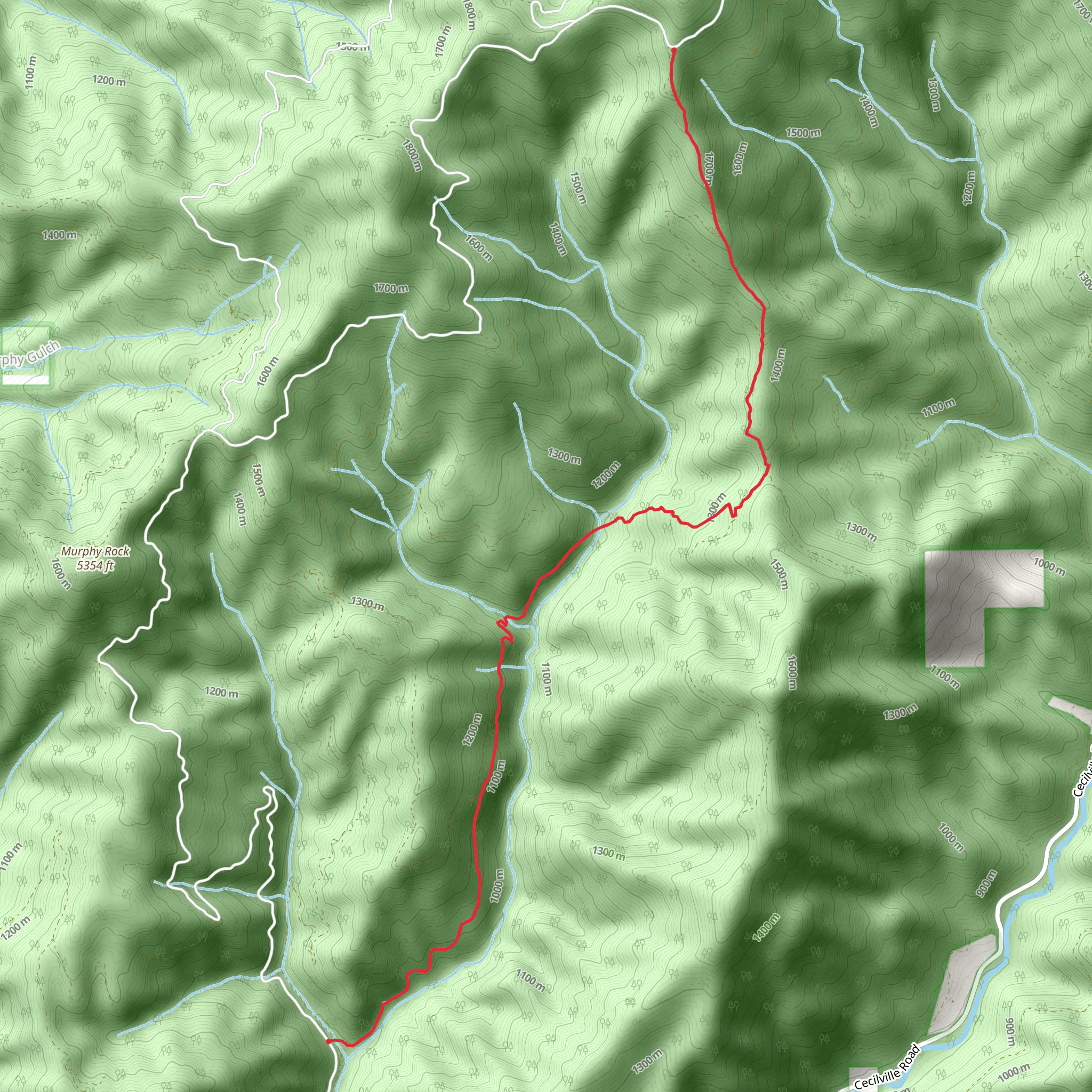 Crawford Trail mobile static map