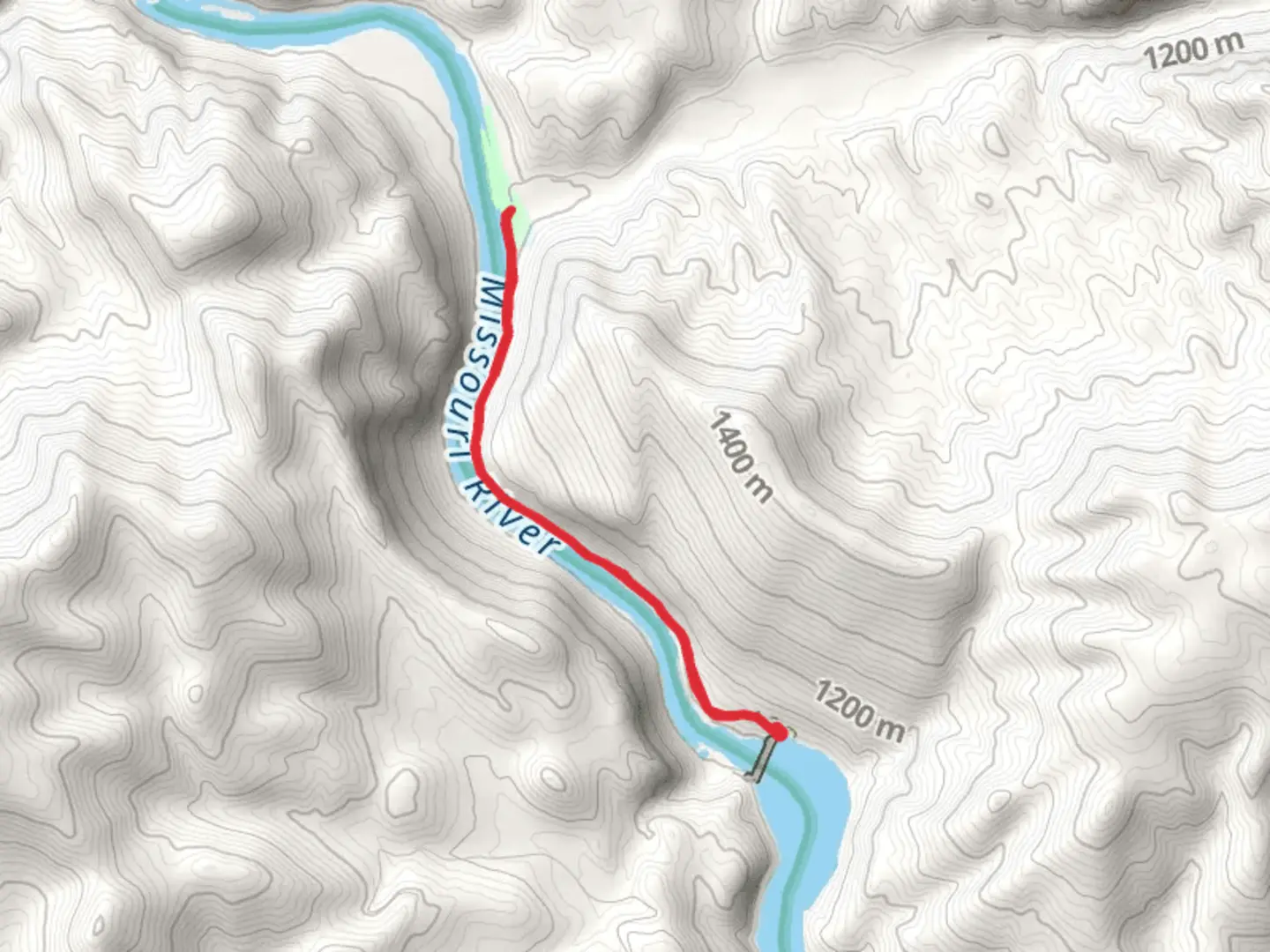 An image depicting the trail Missouri Beaver Creek Trail and its surrounding area.