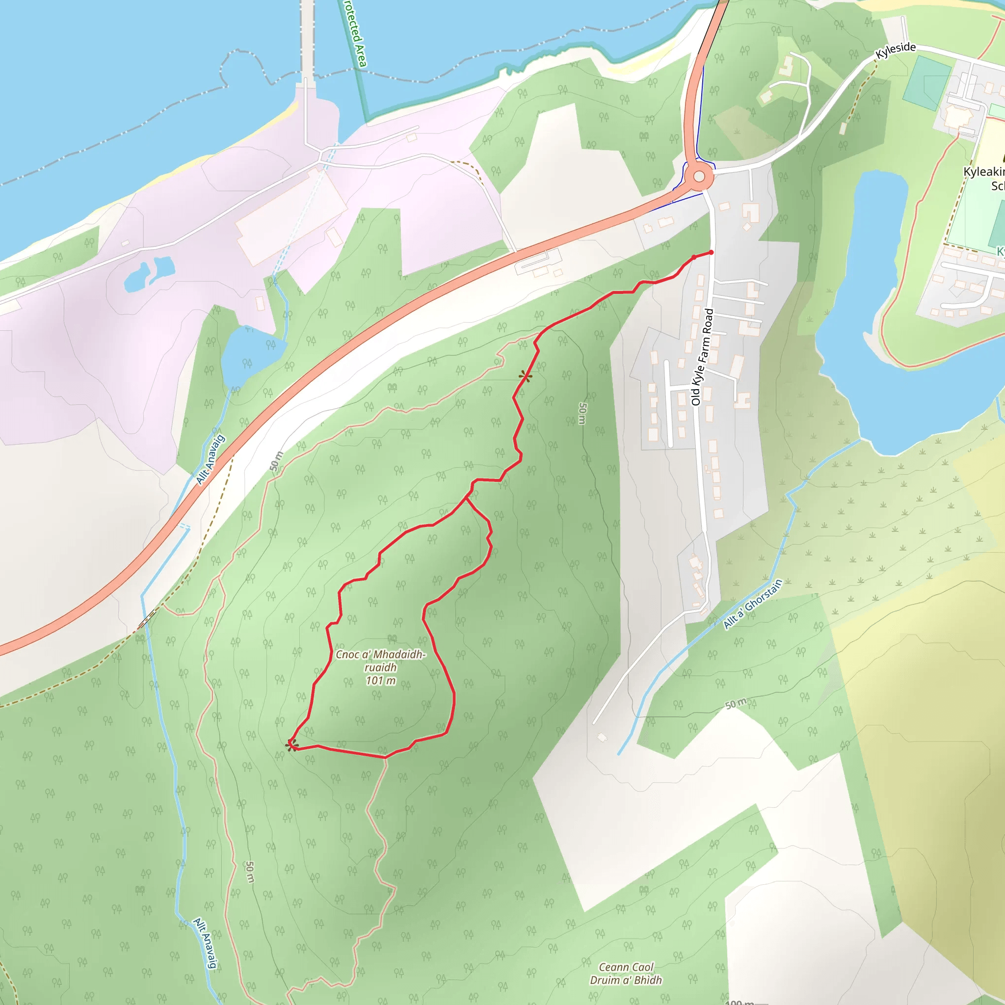 Cnoc Trail - Kyleakin mobile static map