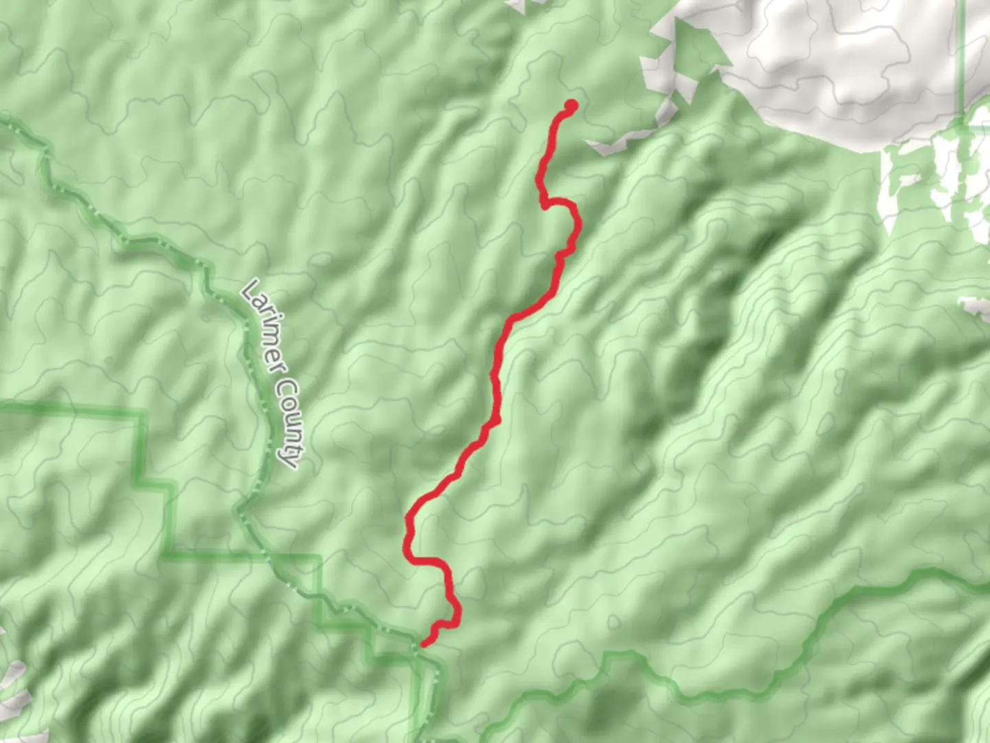 An image depicting the trail Grace Creek Trail and its surrounding area.