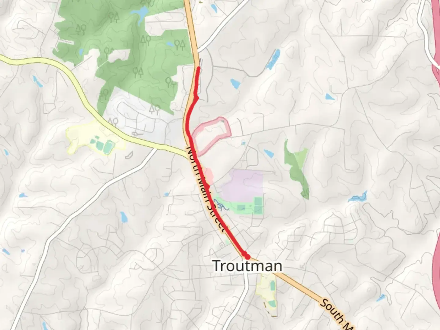 An image depicting the trail Richardson Greenway and its surrounding area.