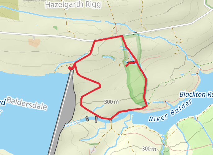Hannah’s Meadows, Baldersdale – North Pennines AONB mobile static map