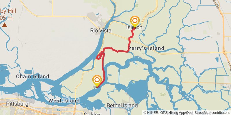 American Discovery Trail North Route stage 378 Map