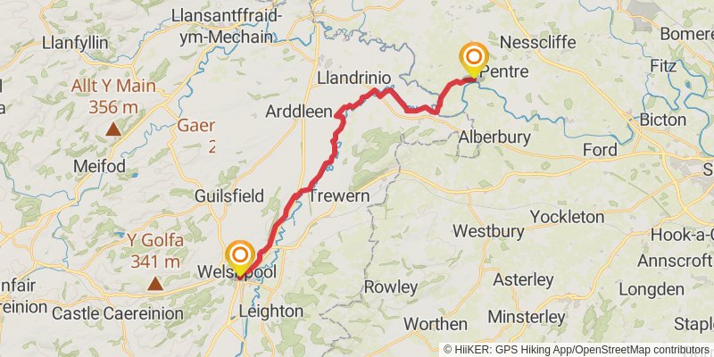 Severn Way stage 5 Map