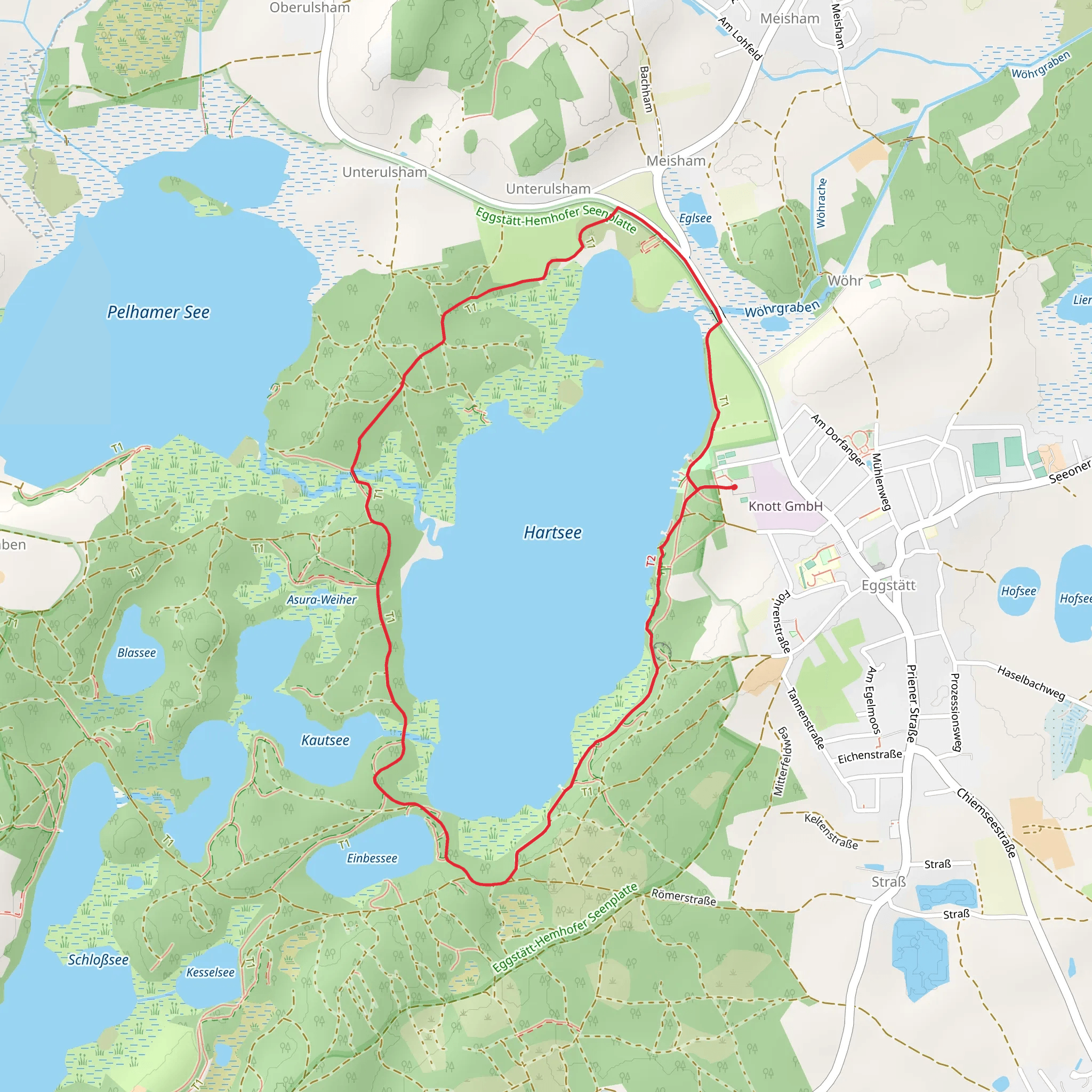Hartsee via Hartsee Rundweg mobile static map
