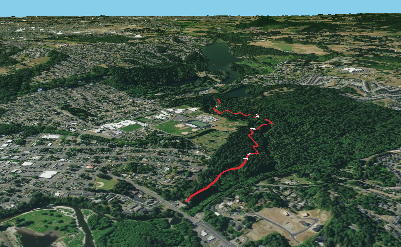 Lacamas creek and Lake to Lake Trail