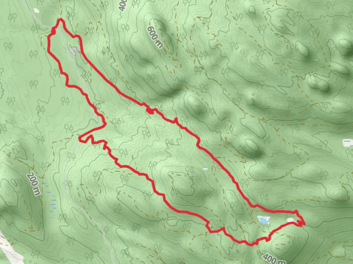 An image depicting the trail Tooler Trail and Ridge Ram and its surrounding area.