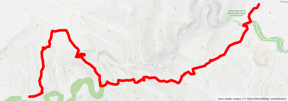 Alfambra - Galve PR TE 36 stage 2 Map