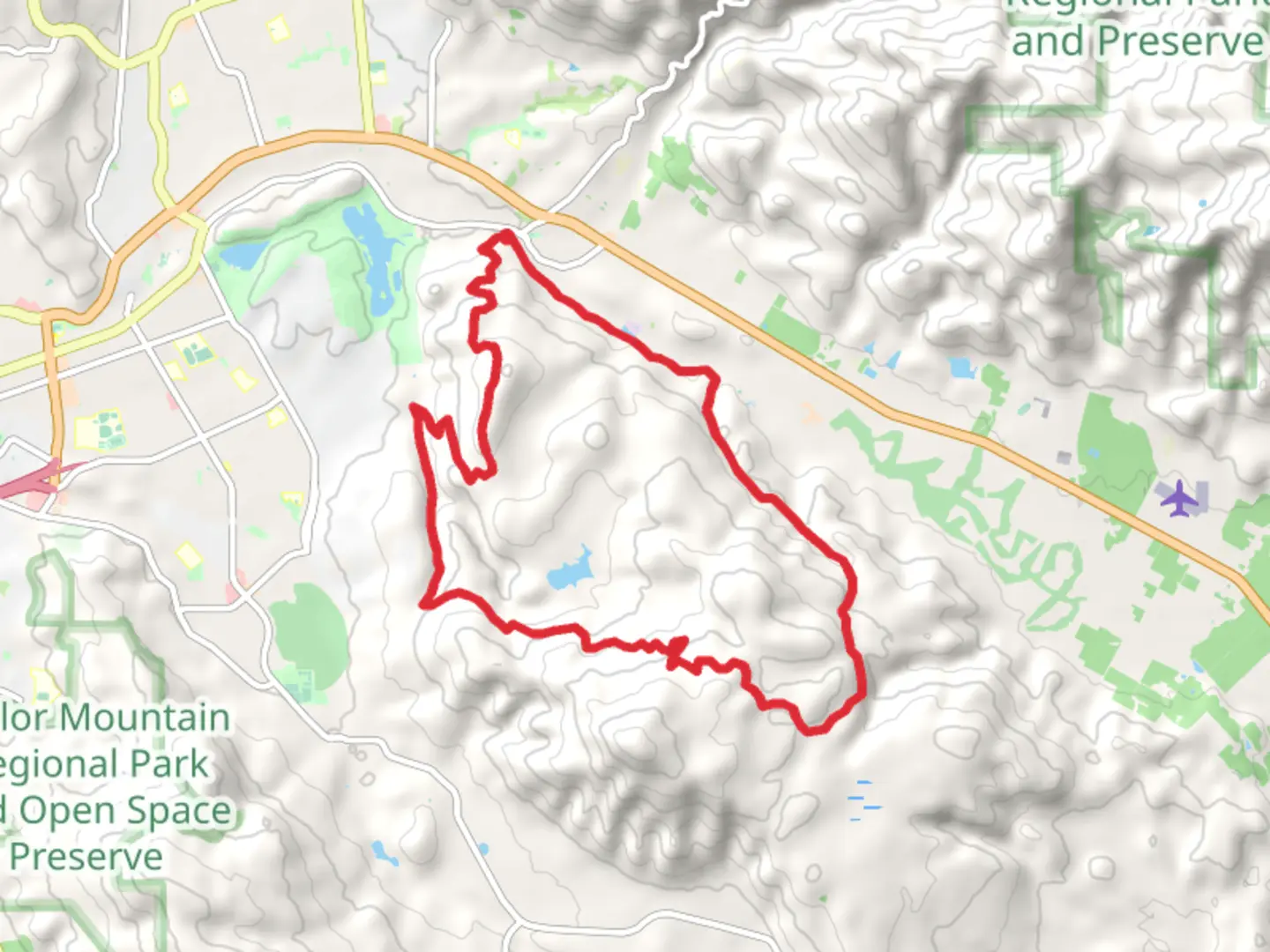 An image depicting the trail Cobblestone Trail, Rough-Go Trail and Two Quarry Trail Loop and its surrounding area.