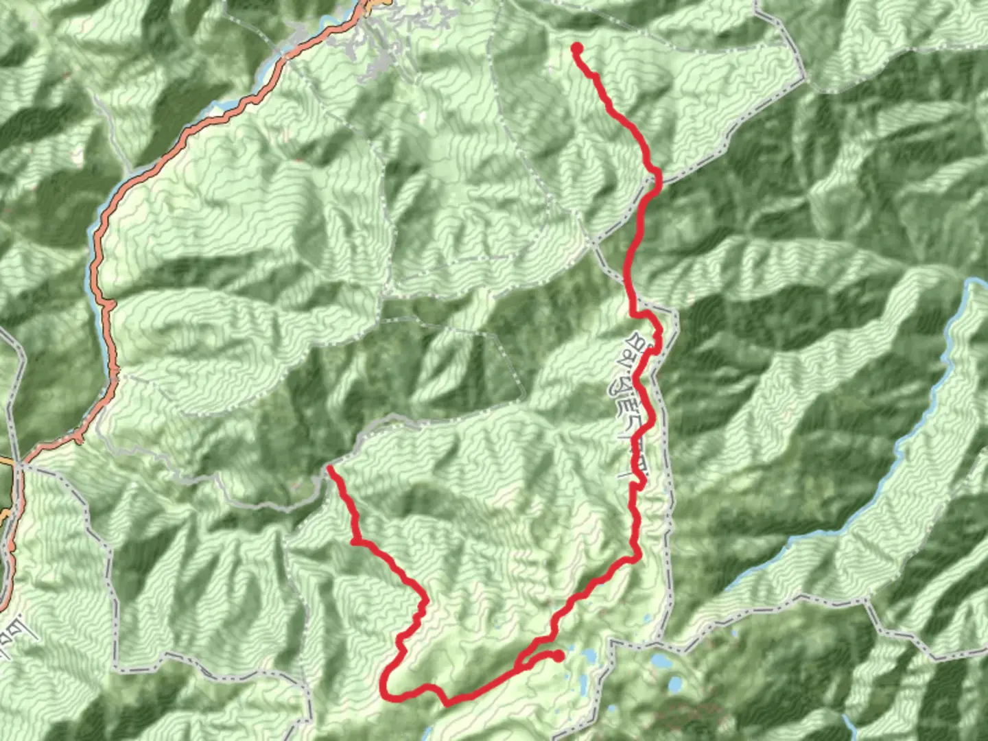 An image depicting the trail Dagala Thousand Lakes Trek and its surrounding area.
