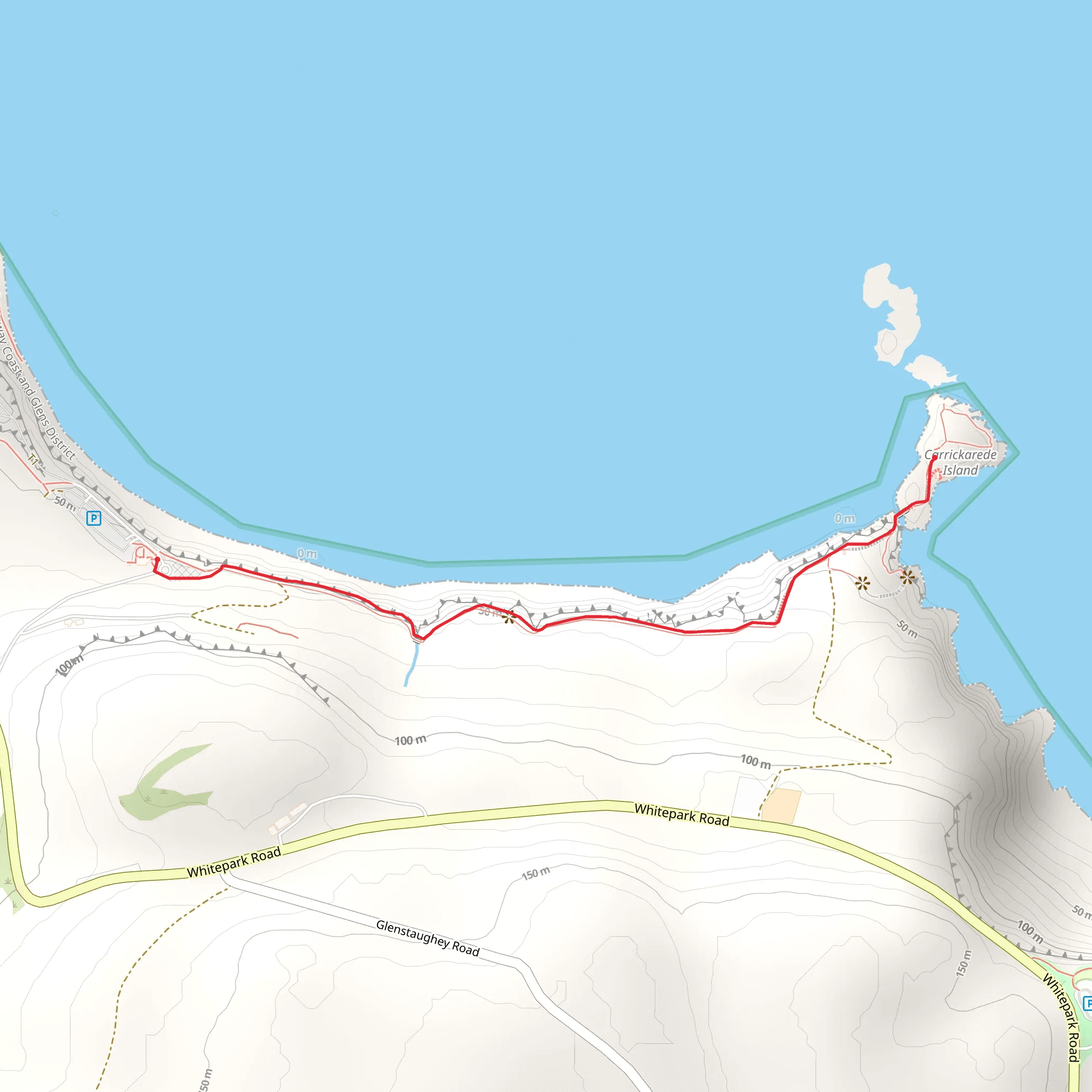 Carrick-A-Rede mobile static map