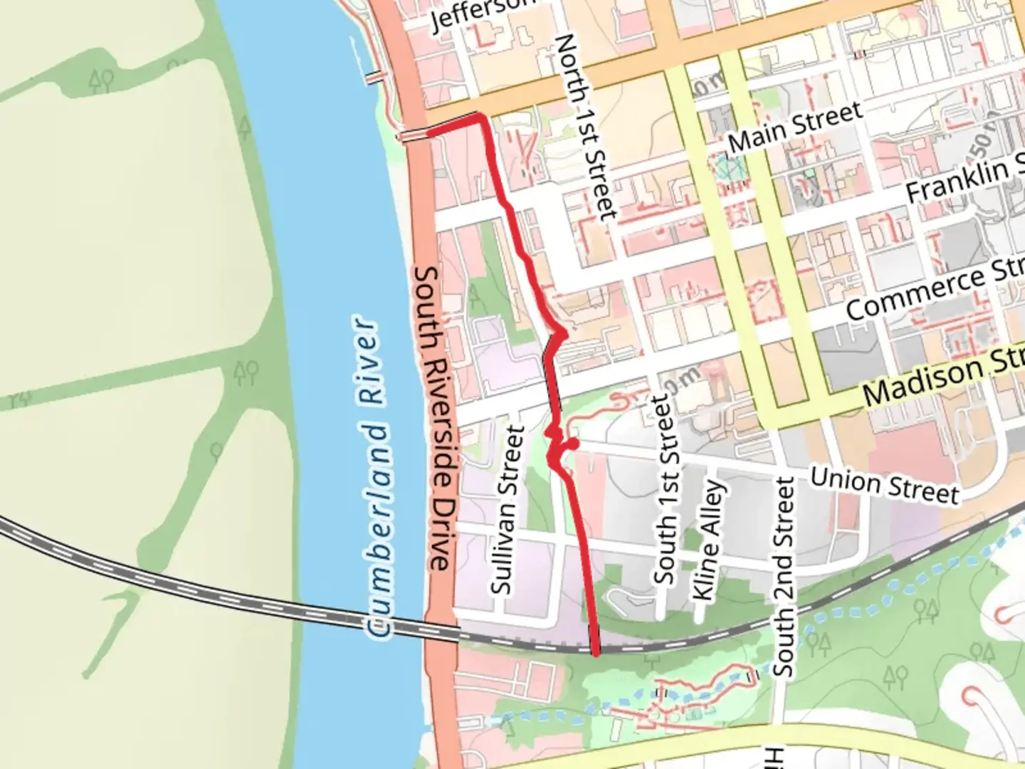 An image depicting the trail Upland Trail and its surrounding area.