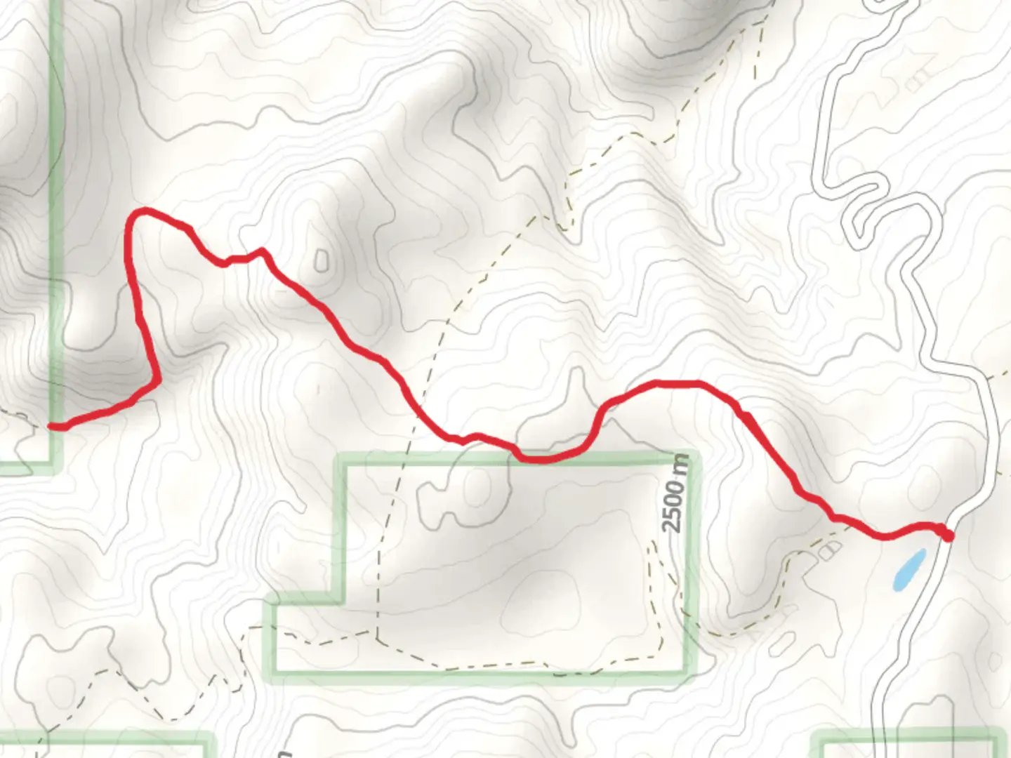 An image depicting the trail Daum Draw Trail and its surrounding area.