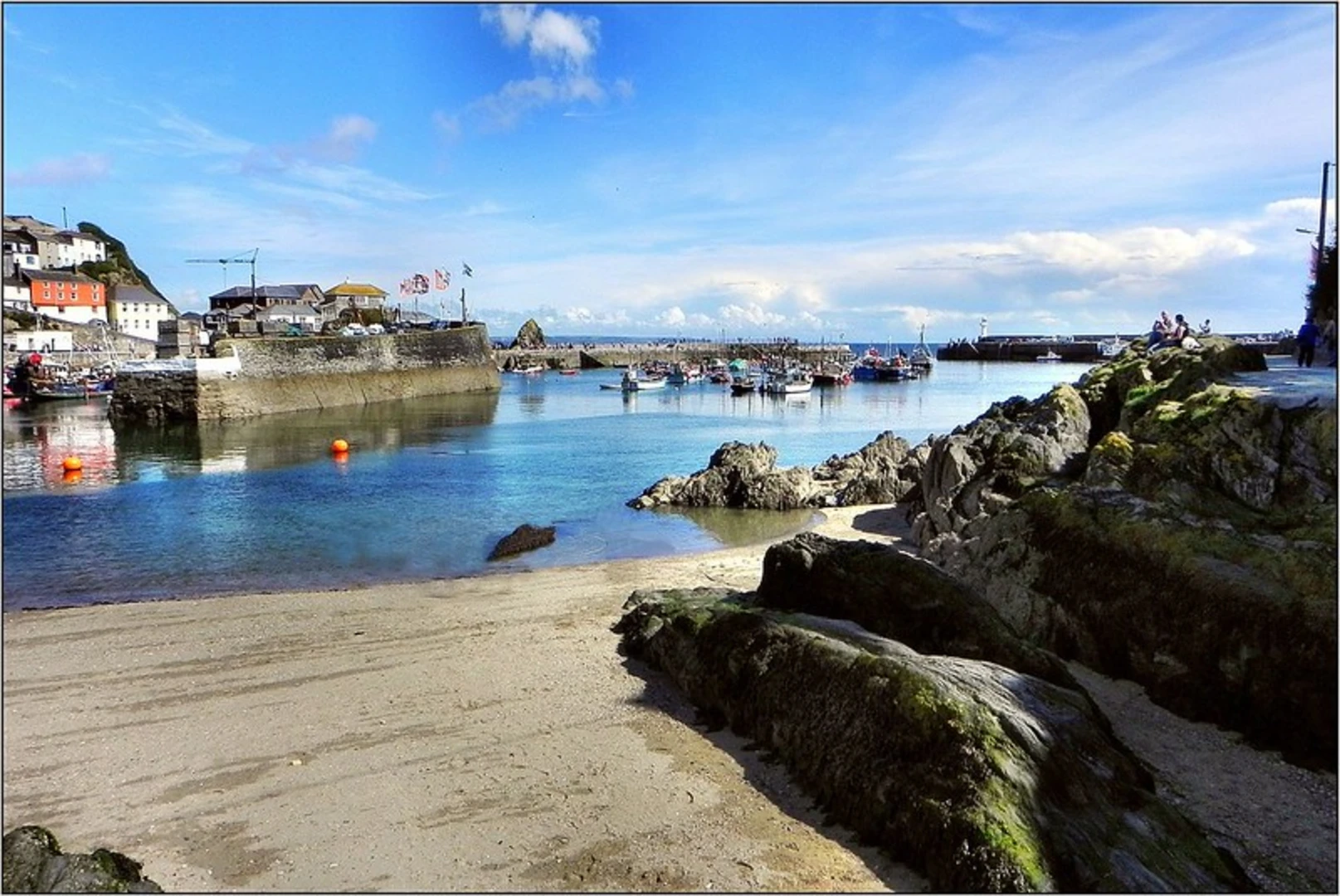 An image depicting the trail Cliff Park and Mevagissey Cemetery and its surrounding area.