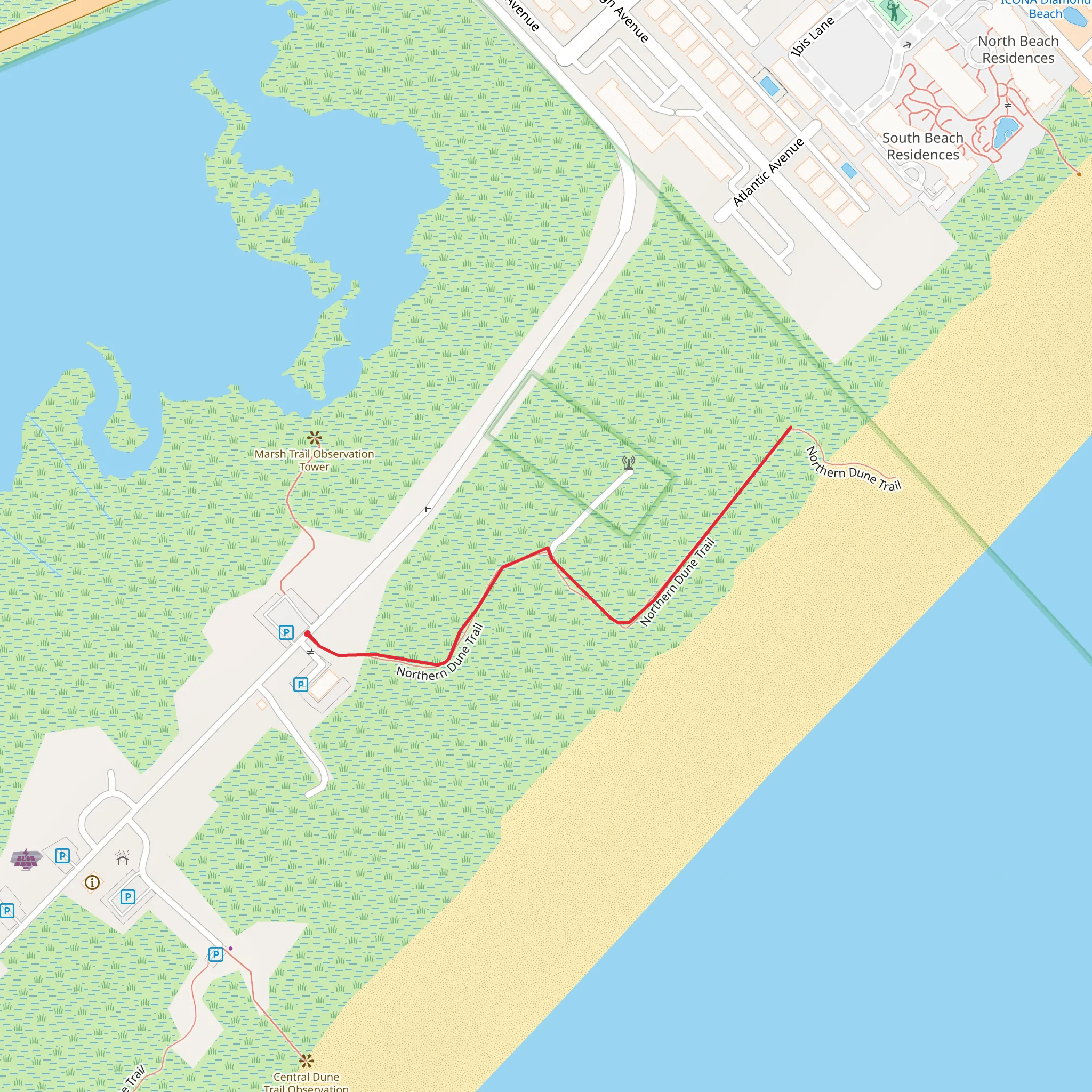 Two Mile Beach West Access mobile static map