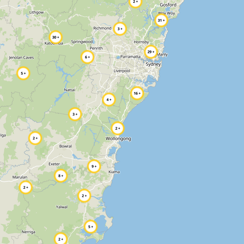 Wollongong Static Map