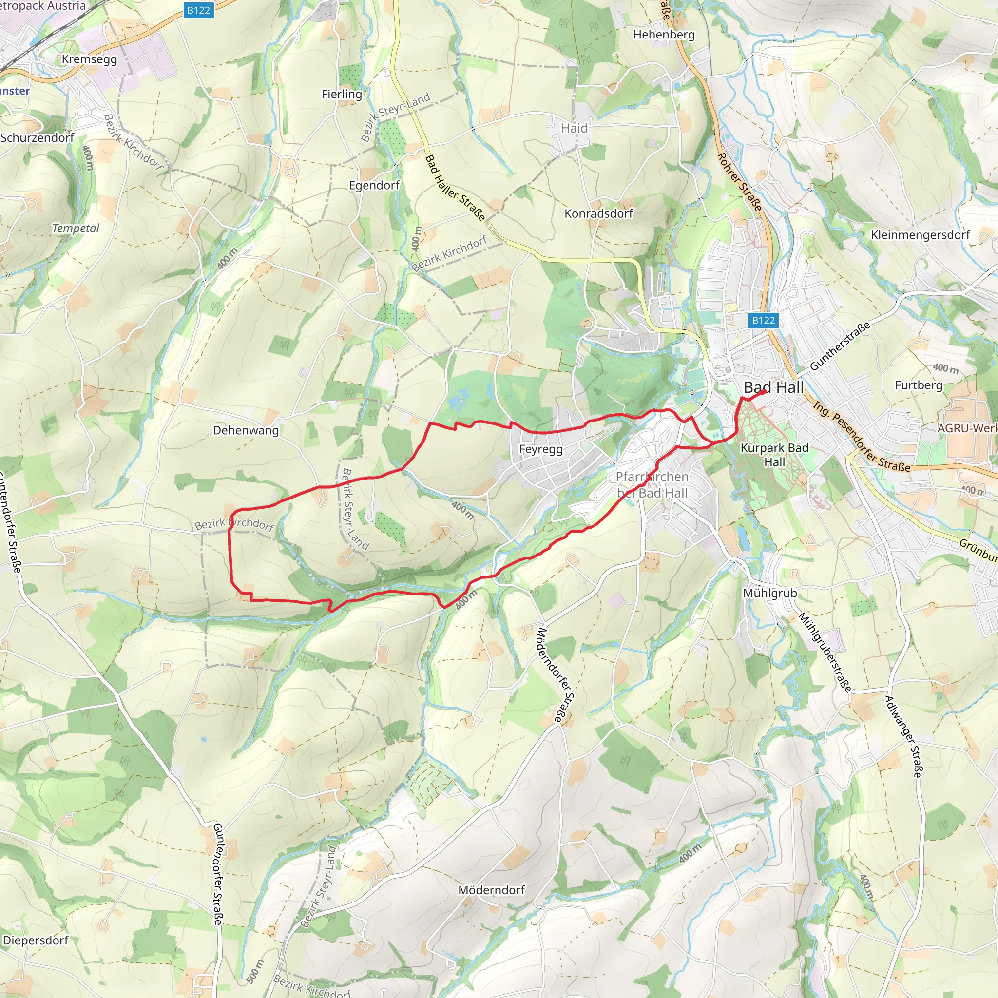 Feyregger Rundwanderweg - 21 mobile static map