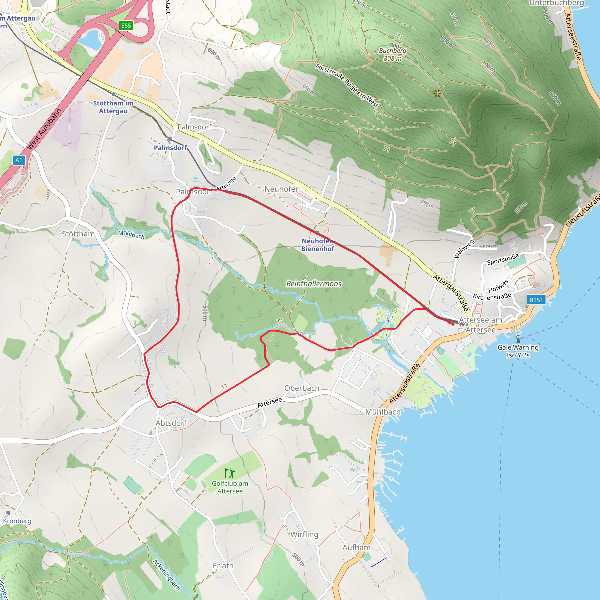 Doerferrunde Hike mobile static map